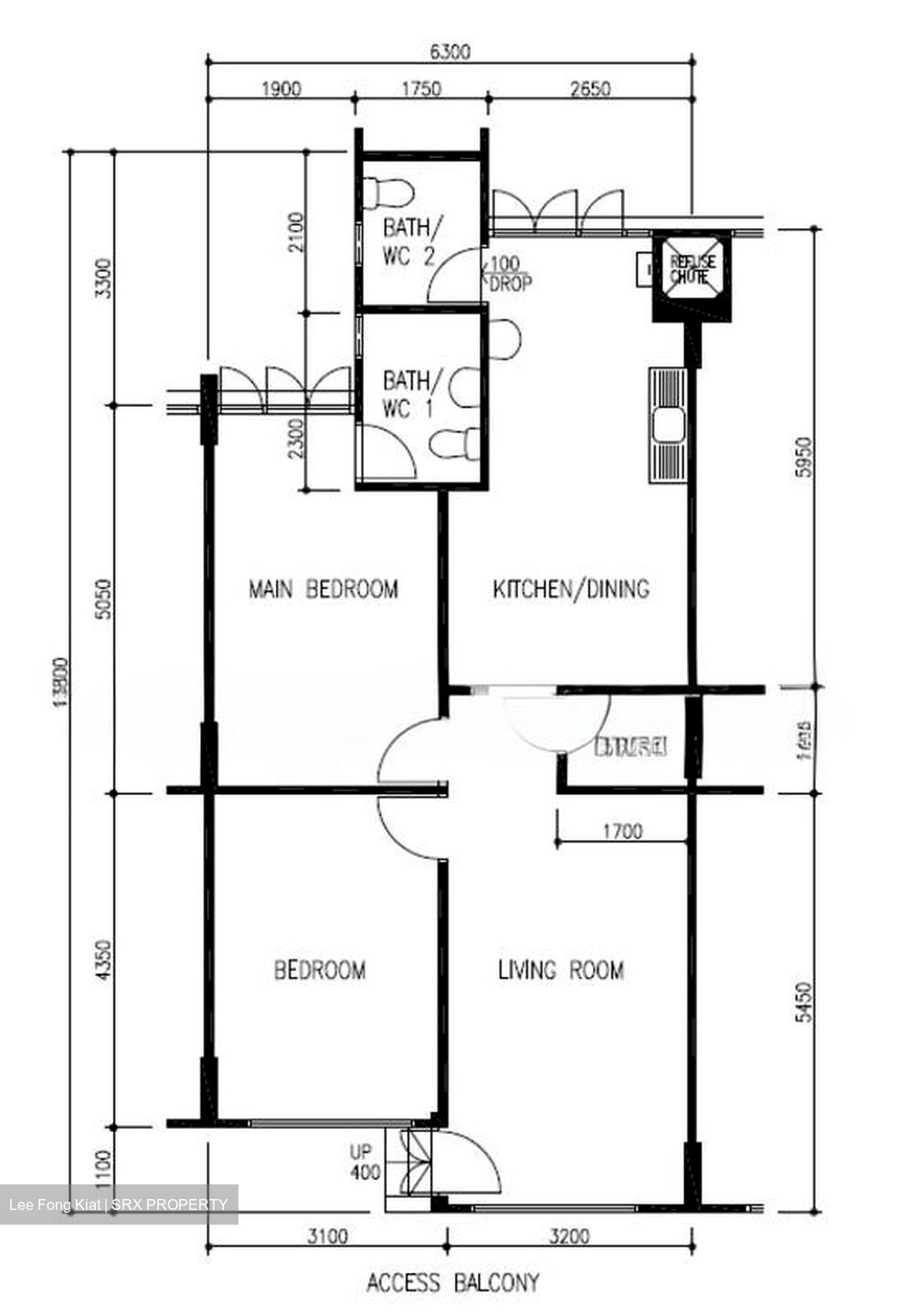 Blk 665 Hougang Avenue 4 (Hougang), HDB 3 Rooms #517410001